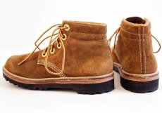 画像2: デッドストック★70s Young Set SHOES スエードレザー ワークブーツ 3 (2)