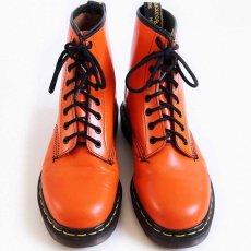 画像3: 英国製 DR.MARTENSドクターマーチン 8ホールブーツ オレンジ UK7 (3)