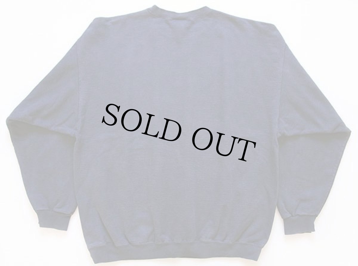 画像2: 90s USA製 Disneyディズニー ミッキー マウス ワンポイント コットン スウェット 紺 XL (2)