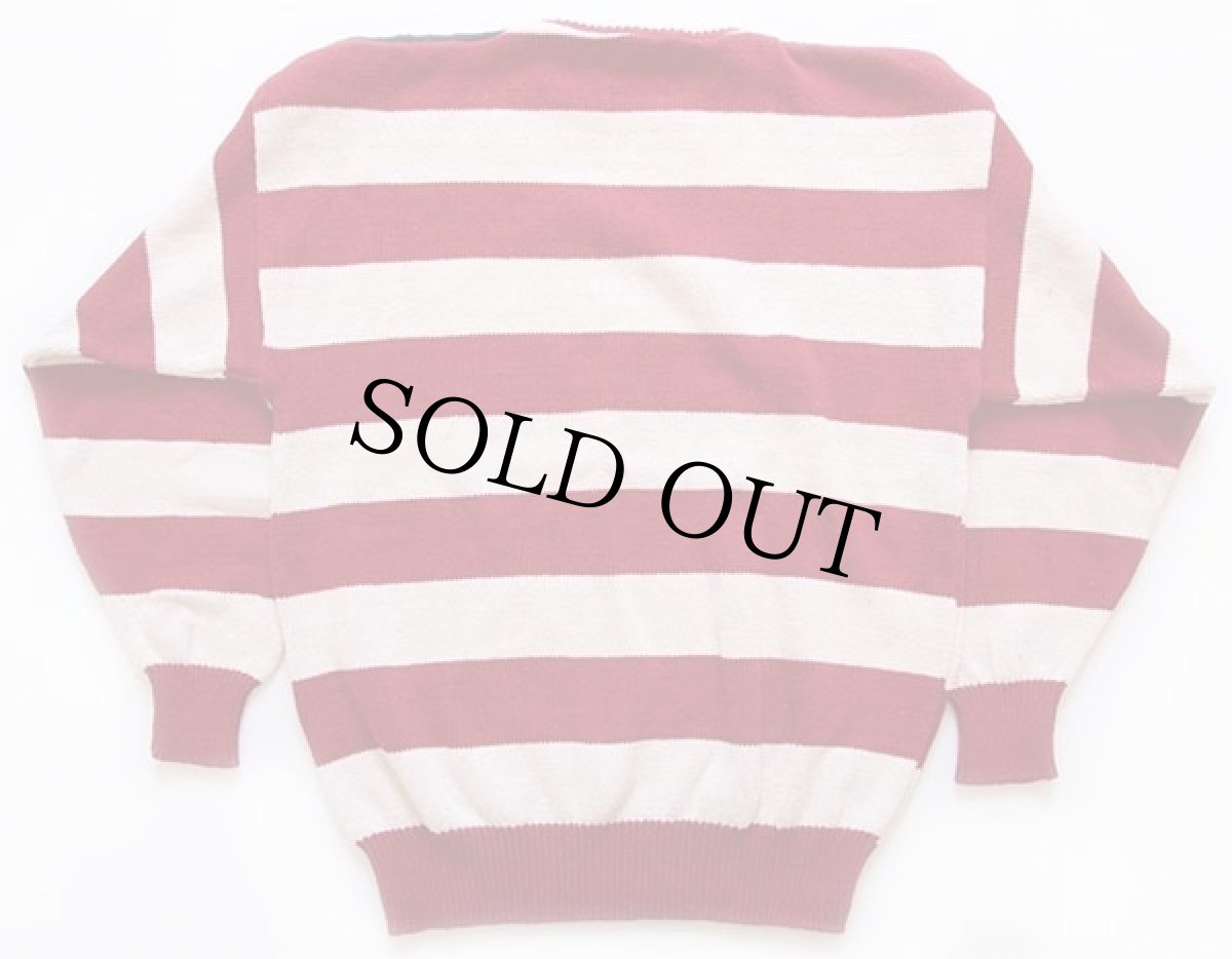 画像2: デッドストック★90s USA製 OLD GLORY 星条旗柄 コットンニット セーター XL (2)