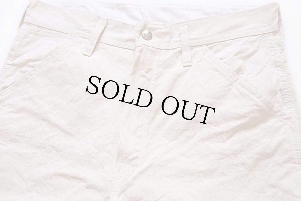 画像3: 80s UNIVERSAL OVERALL Sherwin-Williams コットン ペインターパンツ 生成り w30 (3)