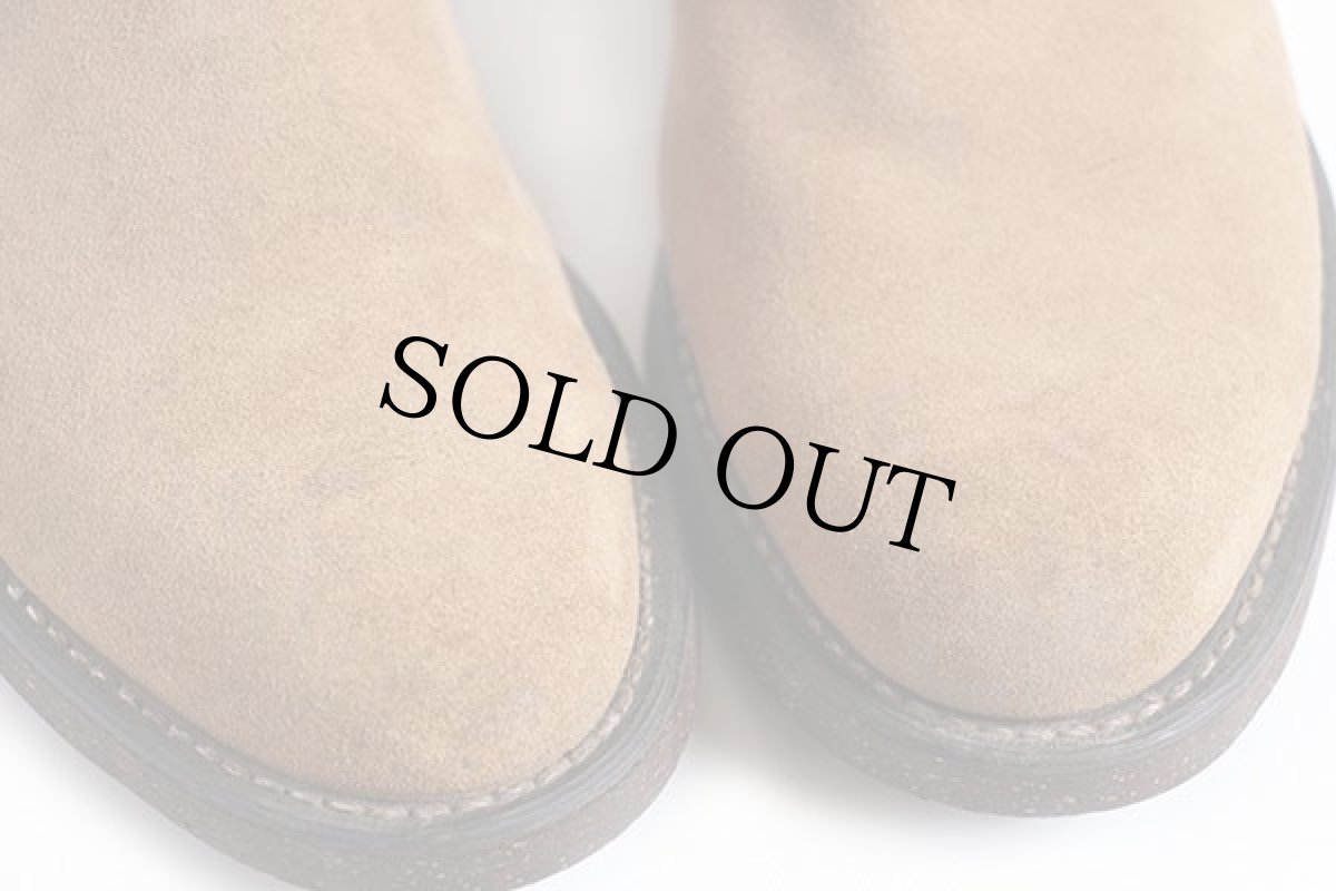 画像7: 80s USA製 UNKNOWN スエードレザー ペコスブーツ ベージュ (7)