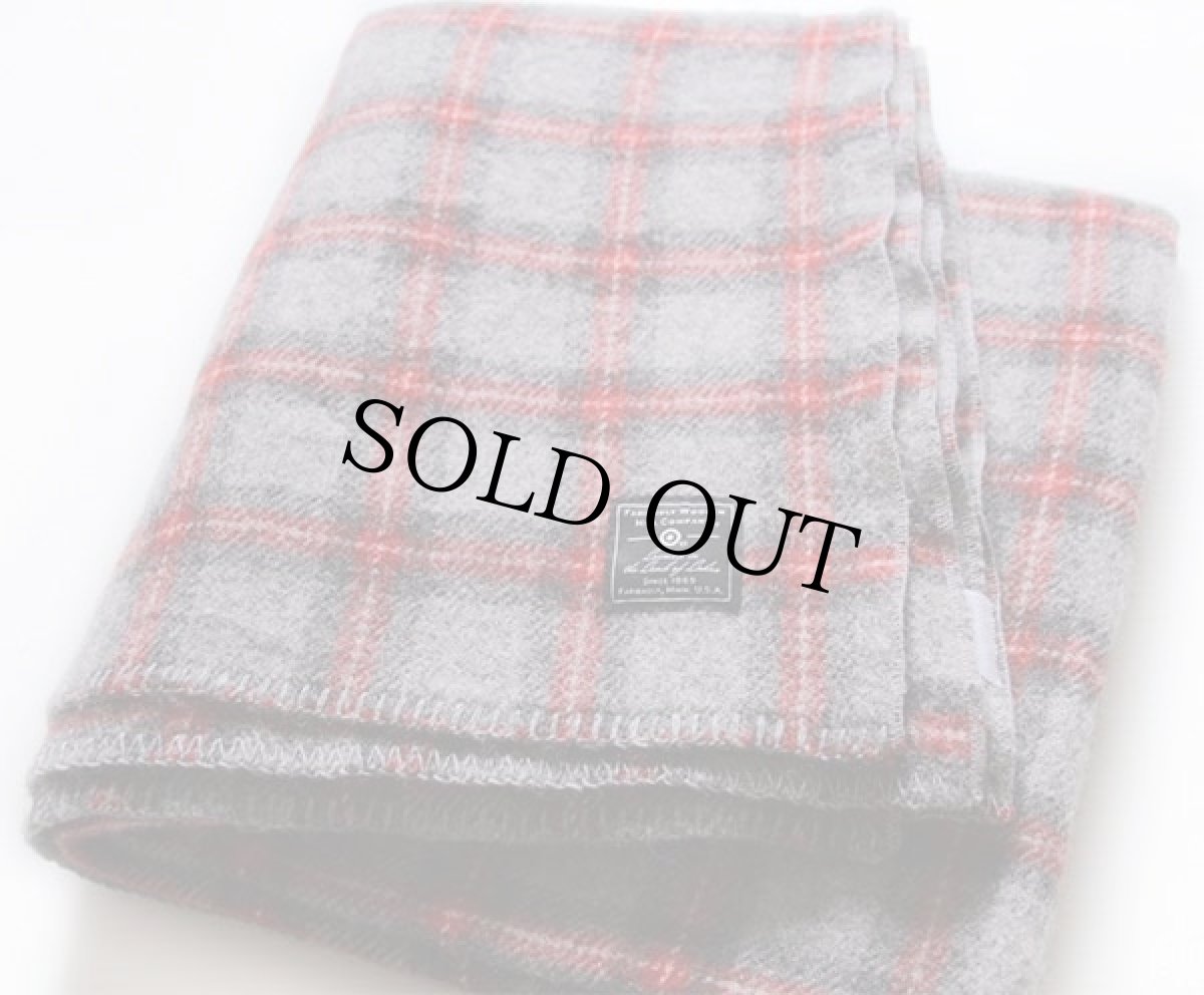 画像1: USA製 FARIBAULT WOOLEN MILL チェック ウール ブランケット (1)