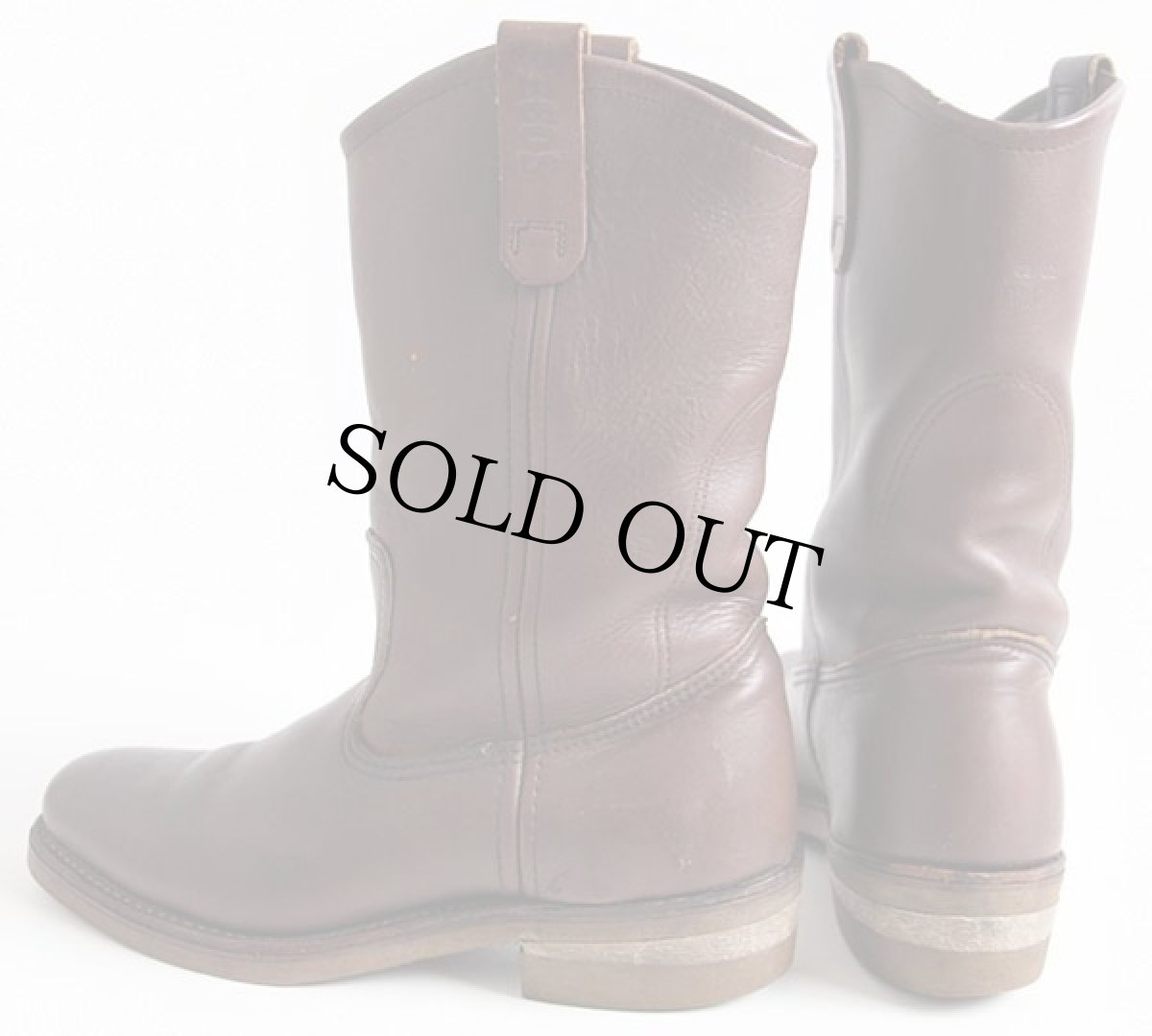 画像2: 01 USA製 REDWINGレッドウイング 1155 ペコスブーツ 焦げ茶 6.5D (2)