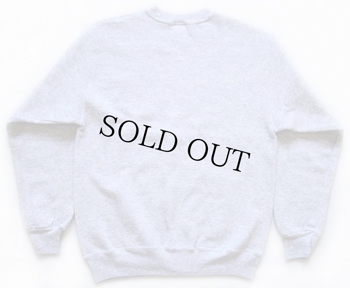 画像2: デッドストック★90s Hanes 無地 スウェット 杢ライトグレー M★ブランク (2)