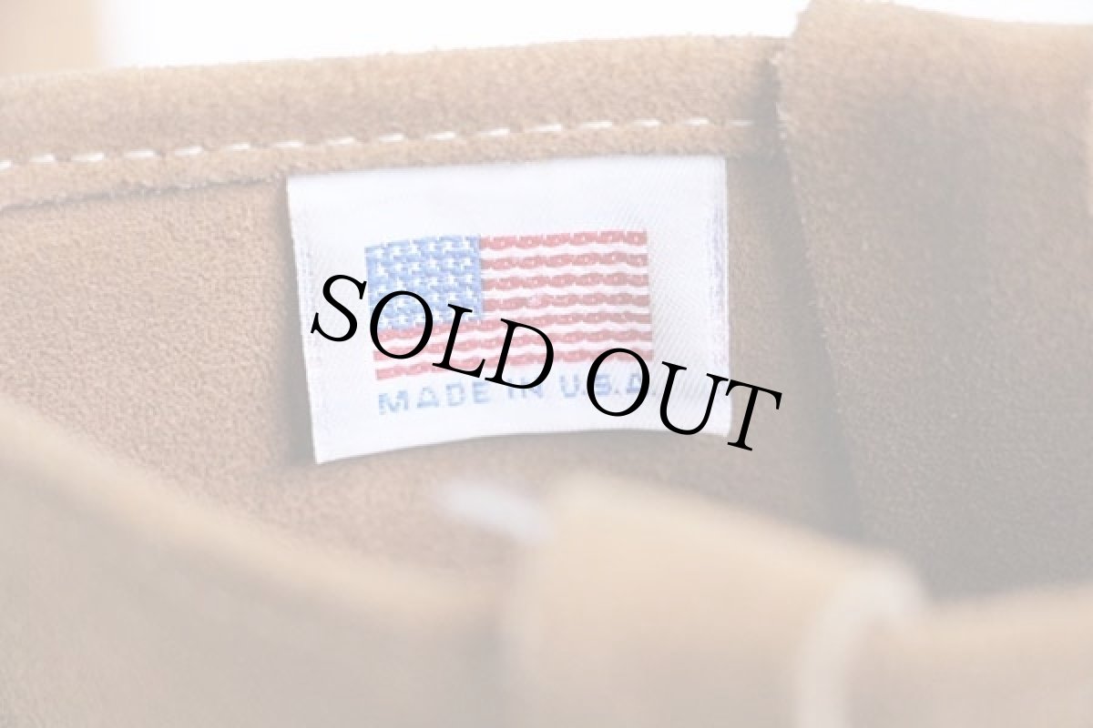 画像5: 80s USA製 UNKNOWN スエードレザー ペコスブーツ ベージュ (5)