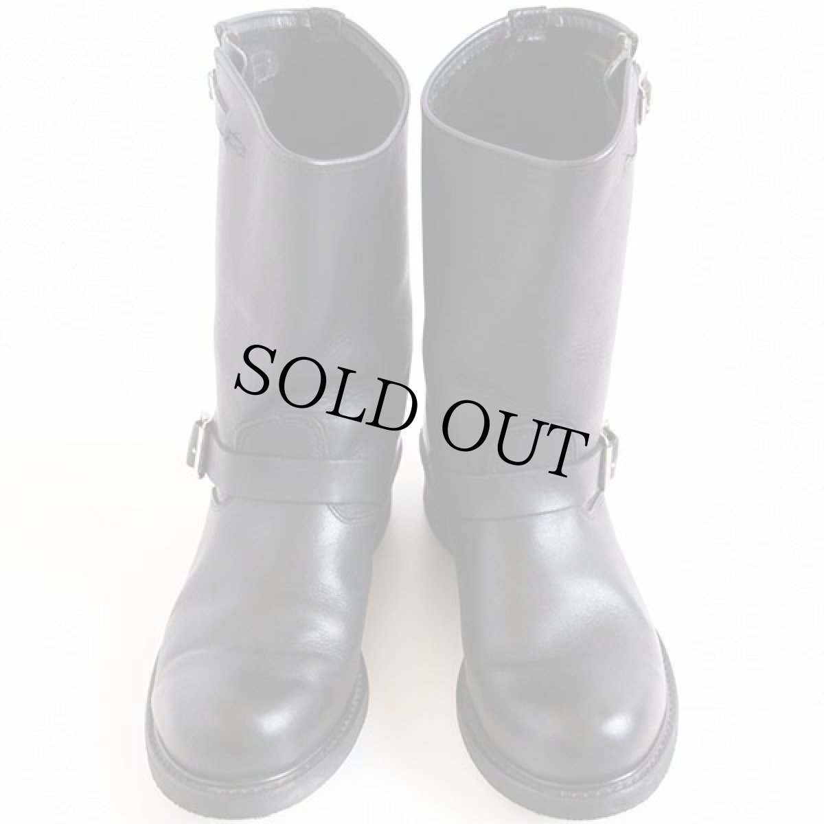 画像3: 80s USA製 UNKNOWN CAMELプレート付き エンジニアブーツ 黒 10.5M (3)