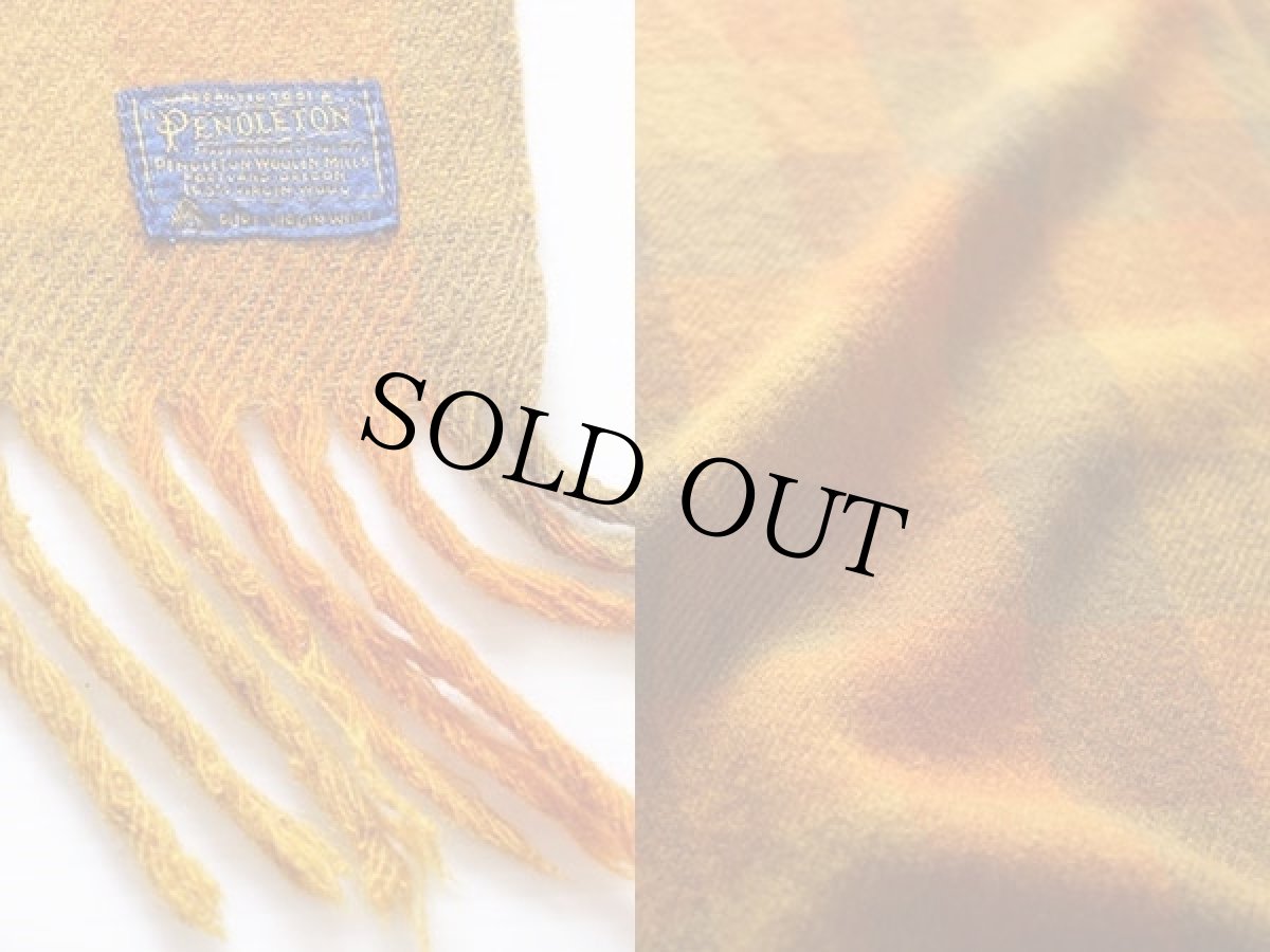 画像3: 60s PENDLETONペンドルトン チェック ウール ブランケット (3)