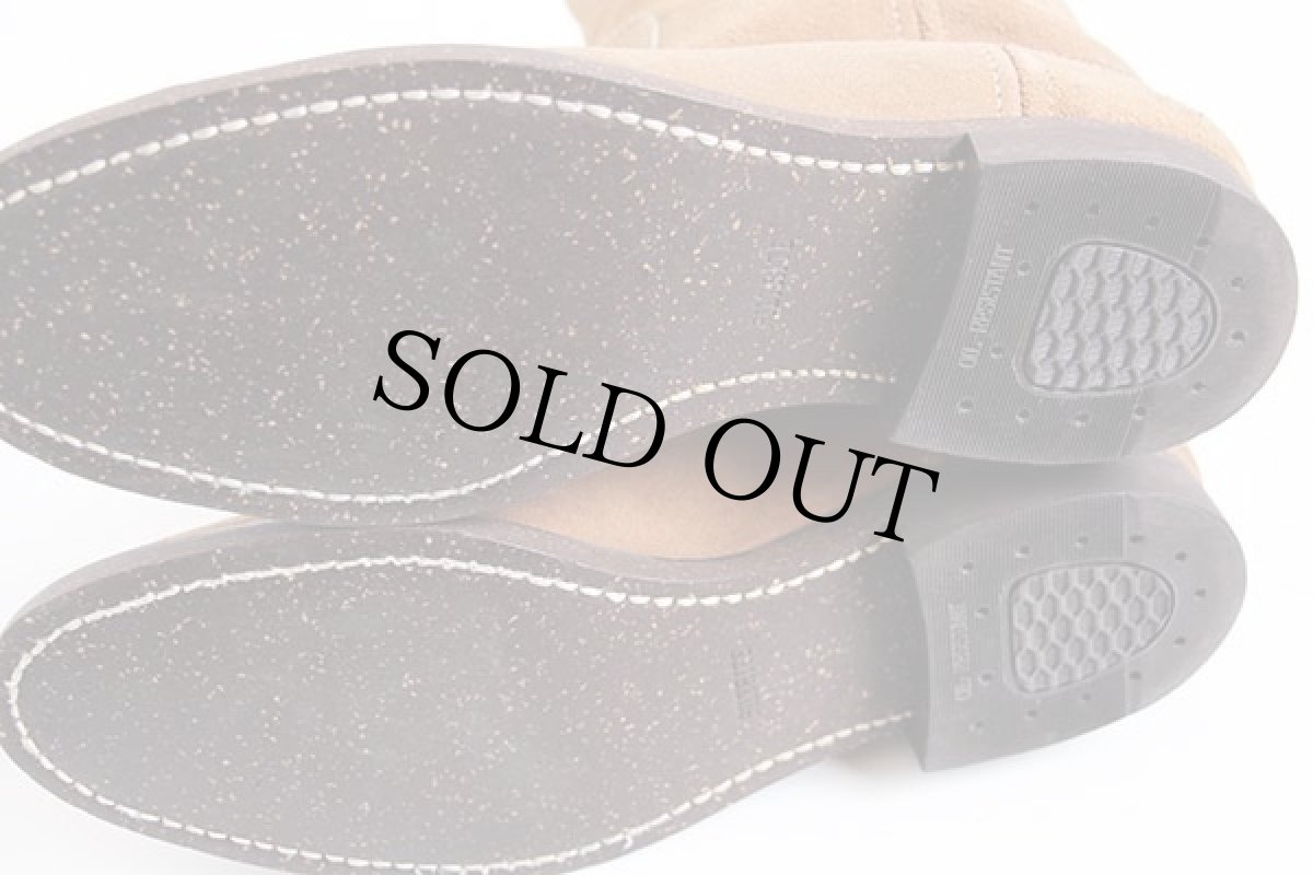 画像4: 80s USA製 UNKNOWN スエードレザー ペコスブーツ ベージュ (4)