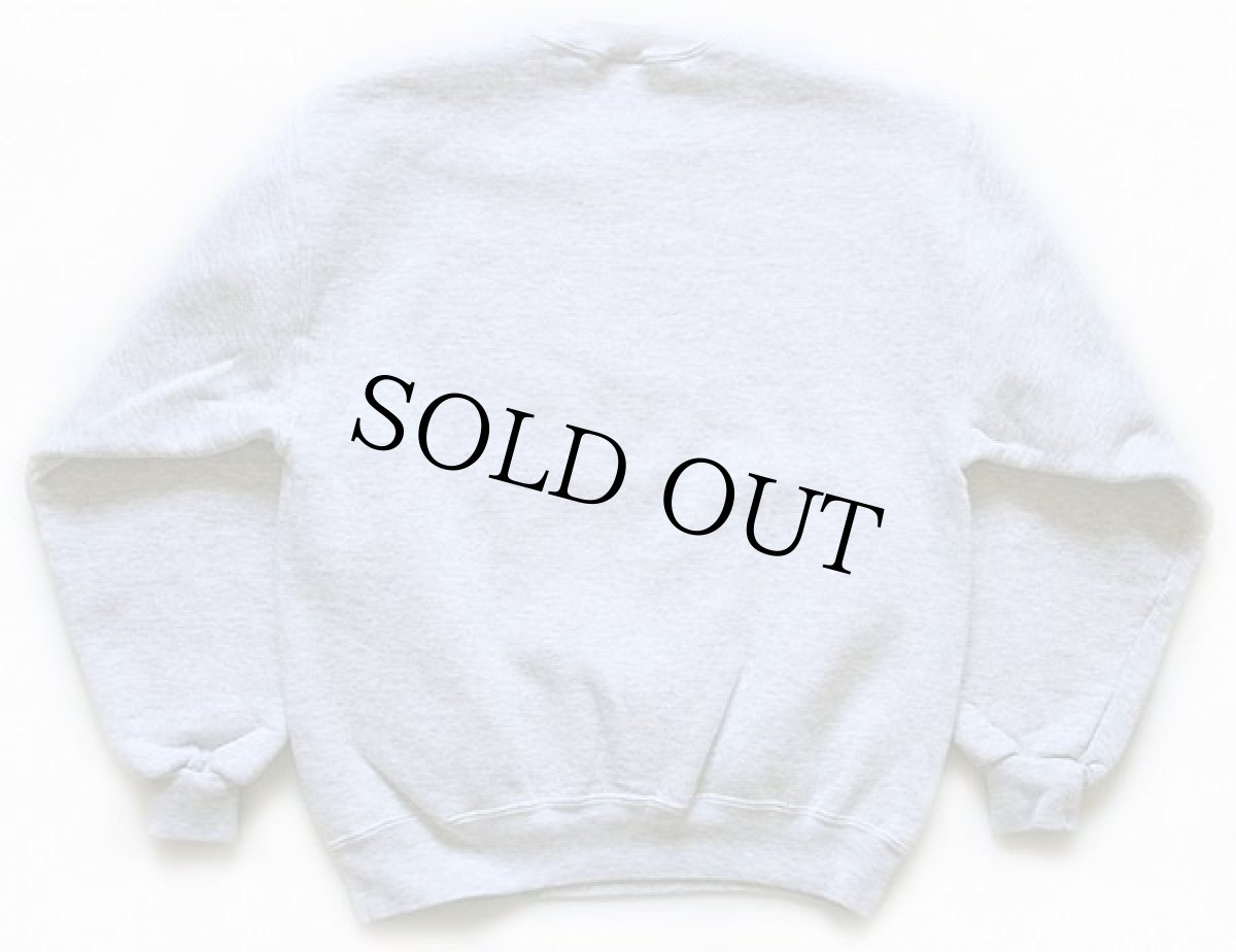 画像2: デッドストック★90s USA製 JERZEES 無地 スウェット 杢ライトグレー M★ブランク (2)