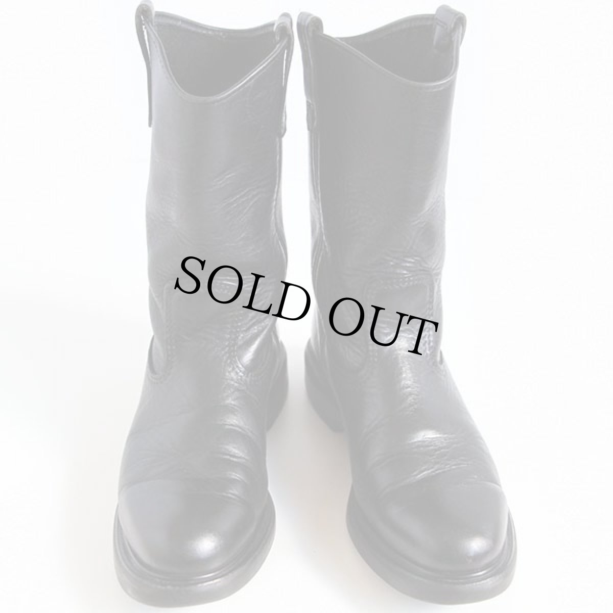 画像3: 90s USA製 REDWINGレッドウイング ペコスブーツ 黒 8.5D (3)