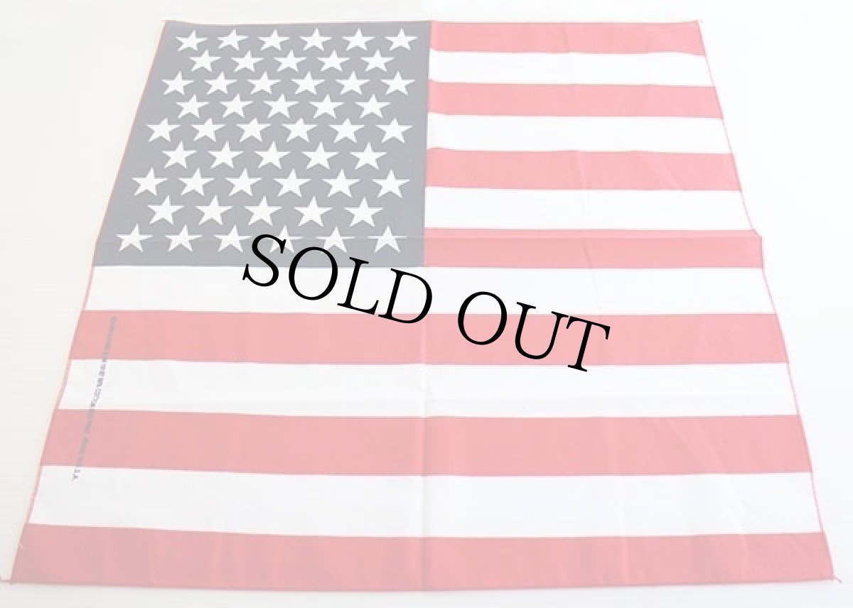 画像1: デッドストック★USA製 HAV-A-HANK 星条旗柄 バンダナ (1)