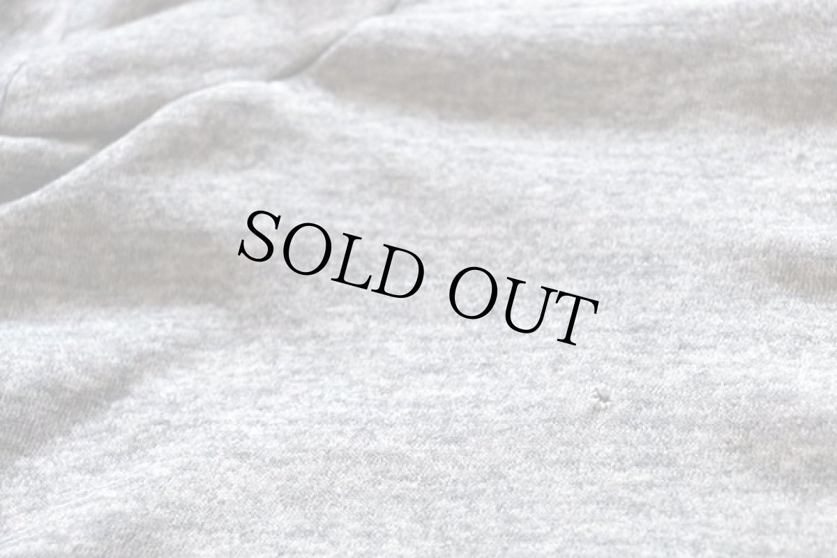 画像5: 80s USA製 無地 スウェット ジップパーカー 杢グレー 3X (5)