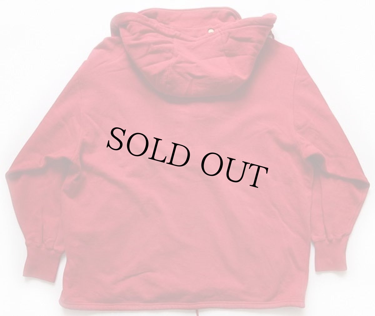 画像2: 90s ラルフローレン RL-92 パッチ&チンスト付き スウェット ジップパーカー 赤 M (2)