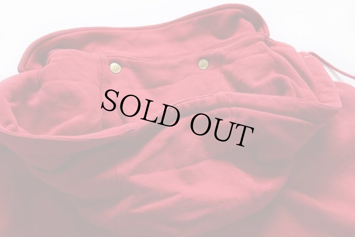 画像4: 90s ラルフローレン RL-92 パッチ&チンスト付き スウェット ジップパーカー 赤 M (4)