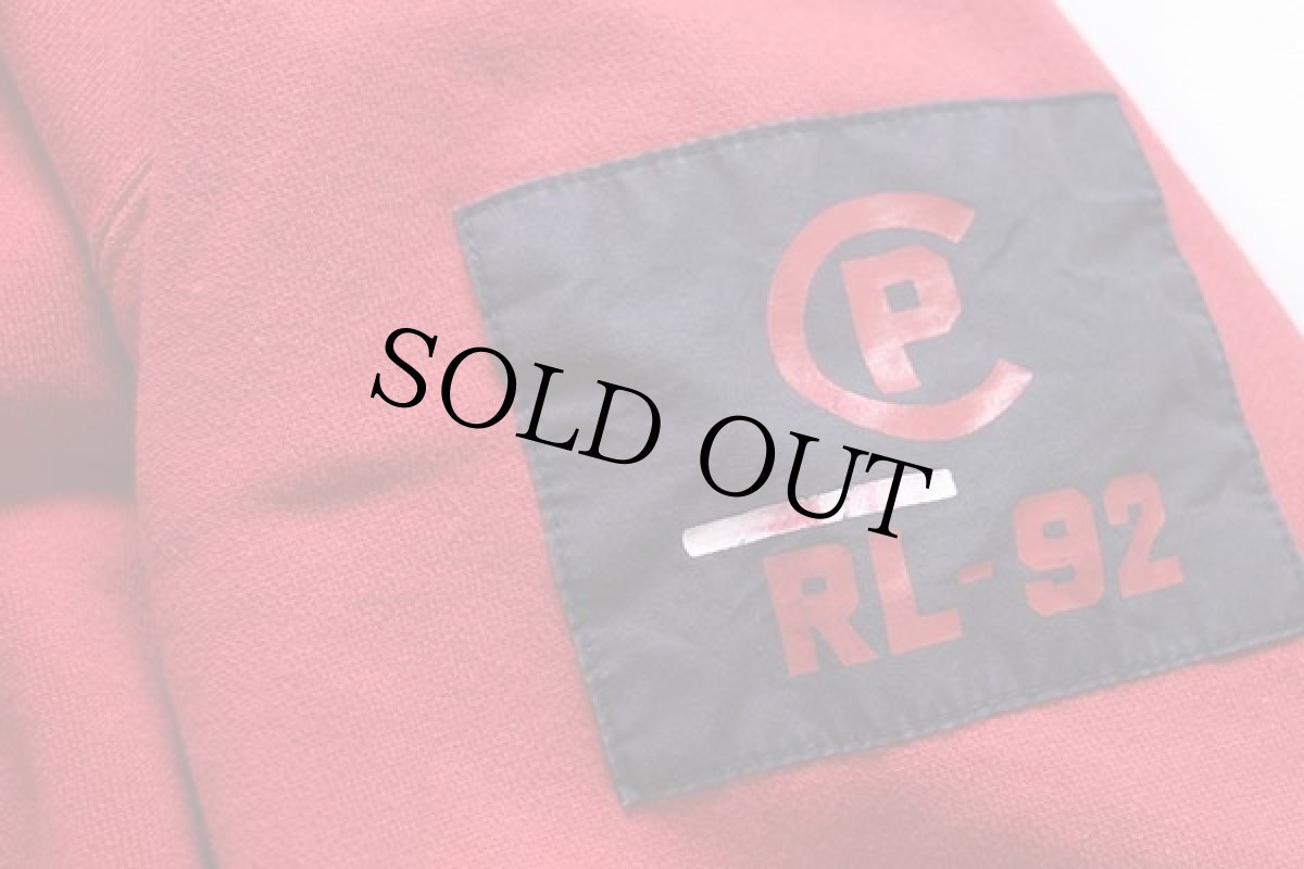 画像6: 90s ラルフローレン RL-92 パッチ&チンスト付き スウェット ジップパーカー 赤 M (6)