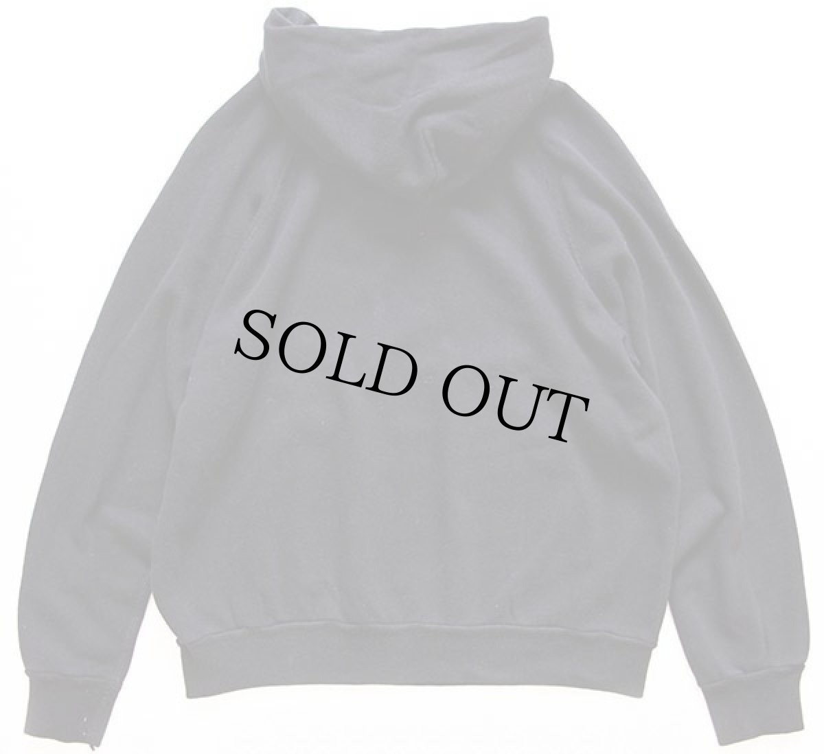 画像2: 80s USA製 GAPギャップ 無地 スウェットパーカー 黒 M (2)