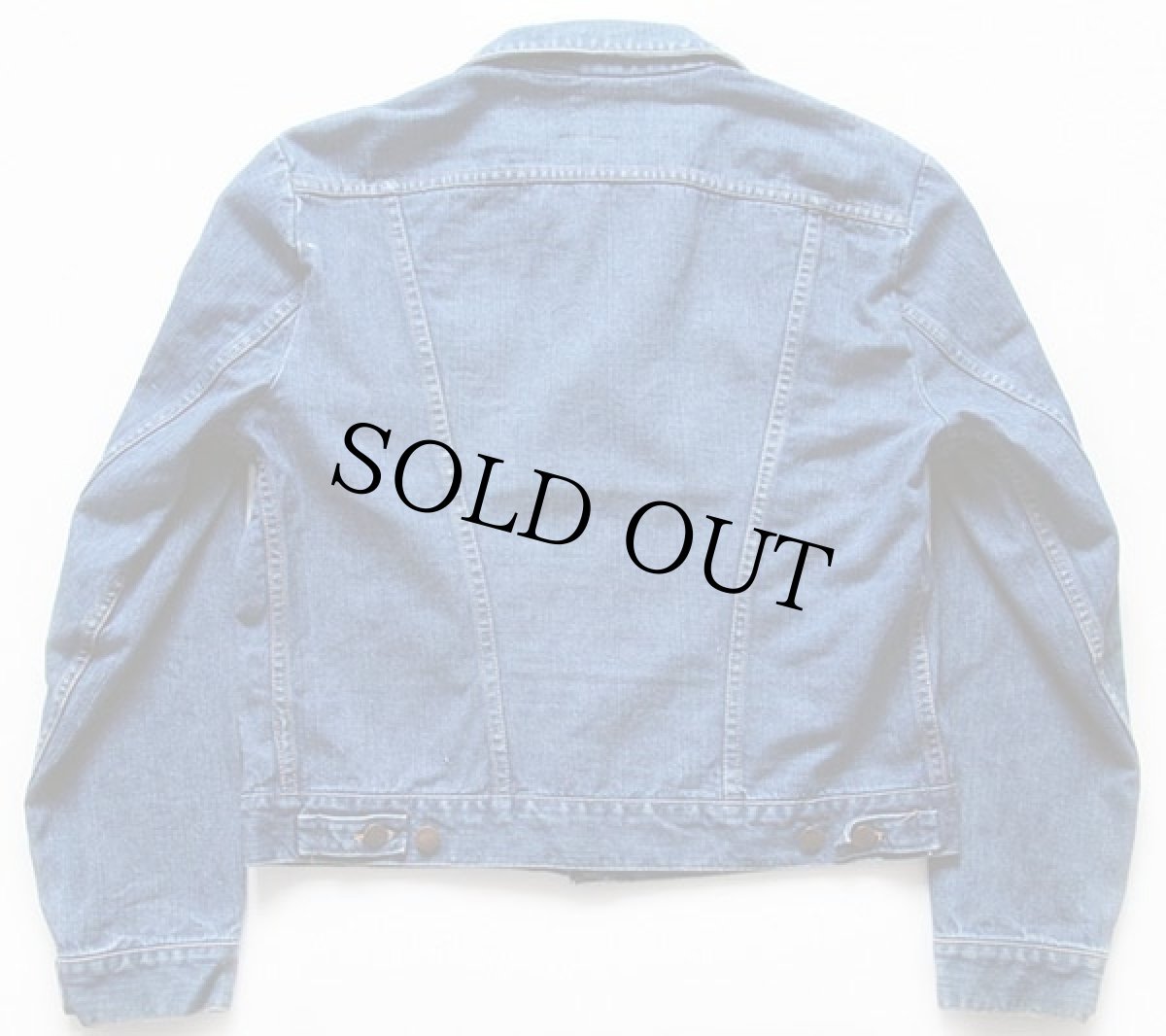 画像2: 70s USA製 Wranglerラングラー 124MJ デニムジャケット 42 (2)