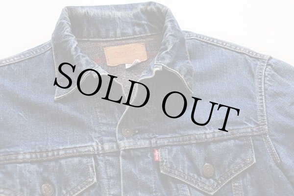 70s USA製 Levi'sリーバイス 70505 ブランケットライナー デニム