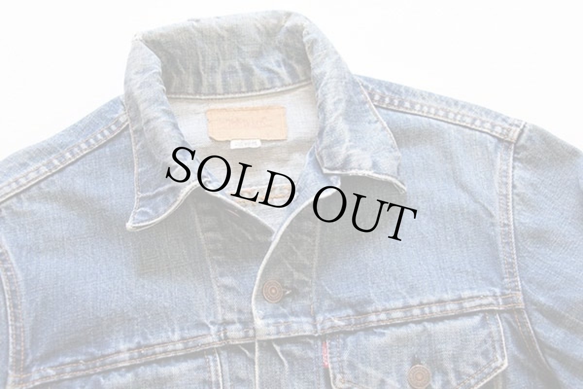 画像3: 60s USA製 LEVI'Sリーバイス 70505 BIGE デニムジャケット 40 (3)