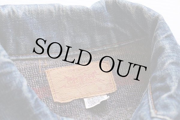 70s USA製 Levi'sリーバイス 70505 ブランケットライナー デニム