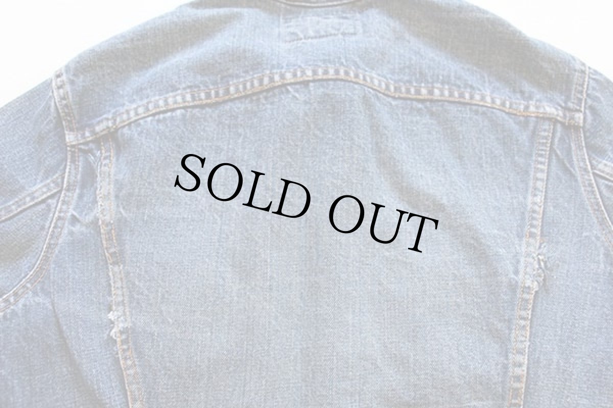 画像7: 60s USA製 LEVI'Sリーバイス 70505 BIGE デニムジャケット 40 (7)