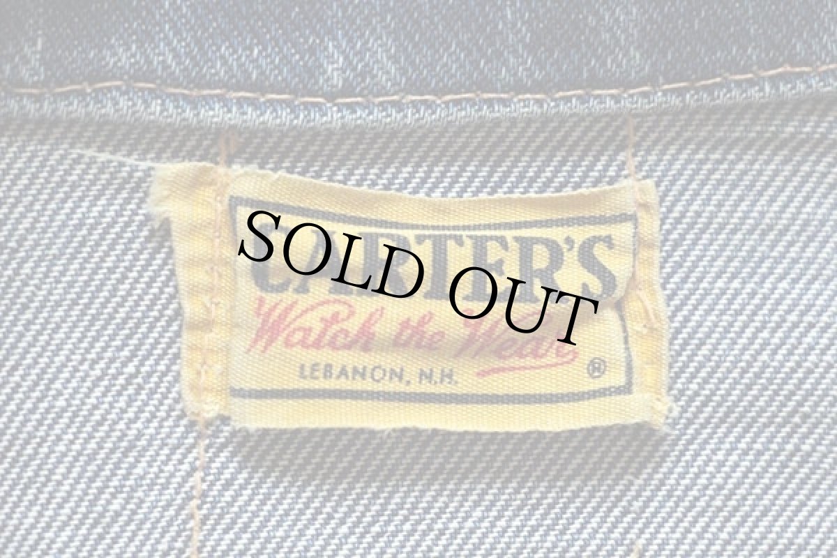 画像4: 50s CARTER'S インディゴ デニムジャケット (4)