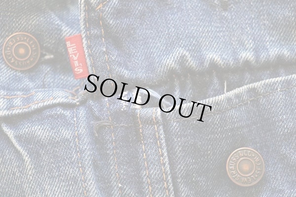 画像5: 60s USA製 LEVI'Sリーバイス 70505 BIGE デニムジャケット 40 (5)