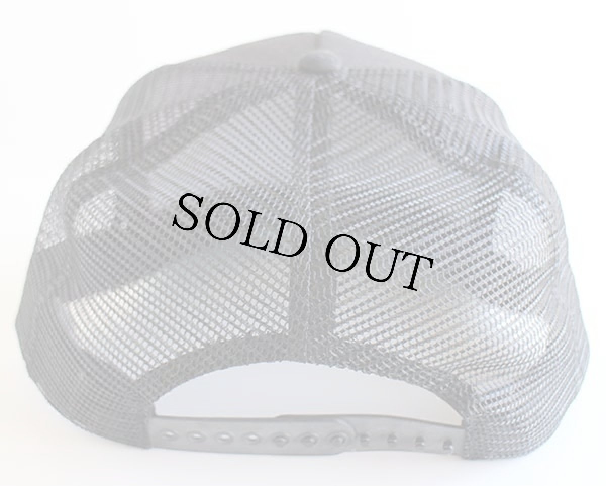 画像2: デッドストック★90s USA製 無地 メッシュキャップ 黒 (2)