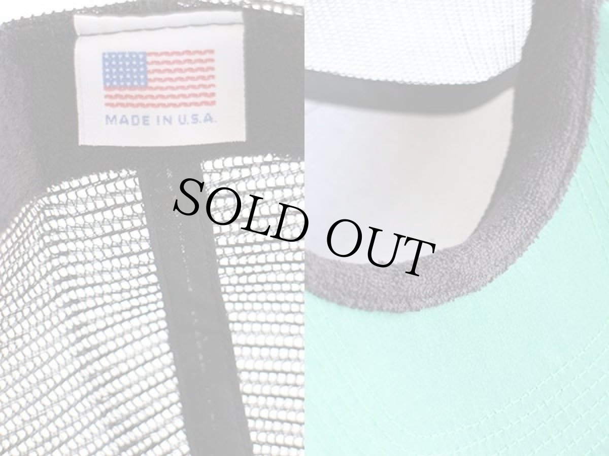 画像3: デッドストック★90s USA製 無地 メッシュキャップ 黒 (3)