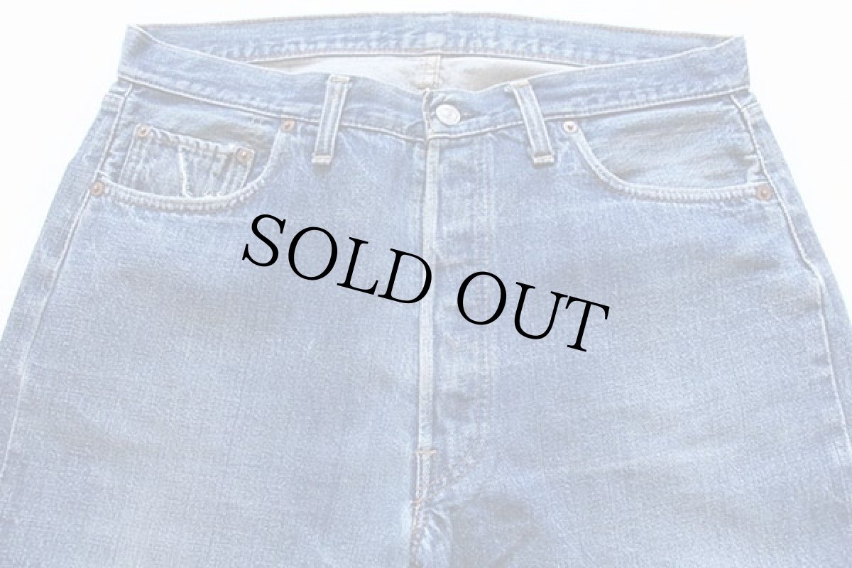 画像2: 70s USA製 Levi'sリーバイス 501 シングル 66前期 デニムパンツ w36 (2)