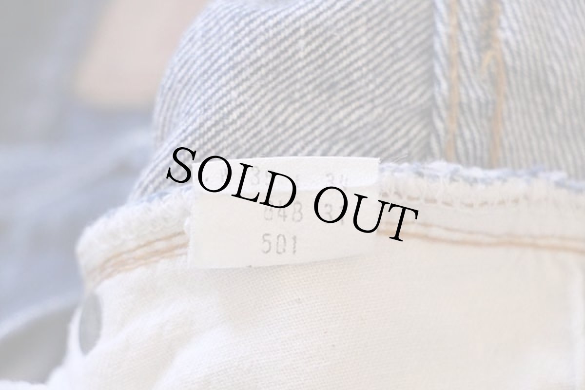 画像5: 70s USA製 Levi'sリーバイス 501 シングル 66前期 デニムパンツ w35 (5)