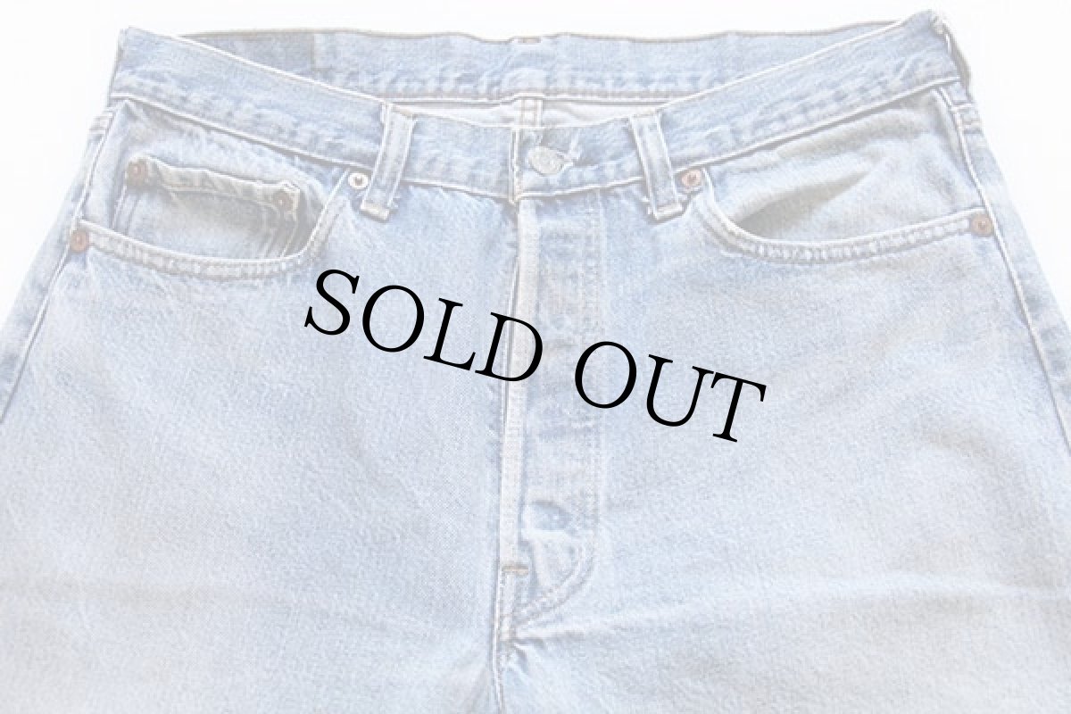 画像2: 80s USA製 Levi'sリーバイス 501 66後期 デニムパンツ w35 L36 (2)