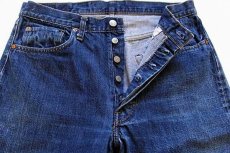 画像2: 70s USA製 Levi'sリーバイス 501 シングル 66前期 デニムパンツ w35 (2)