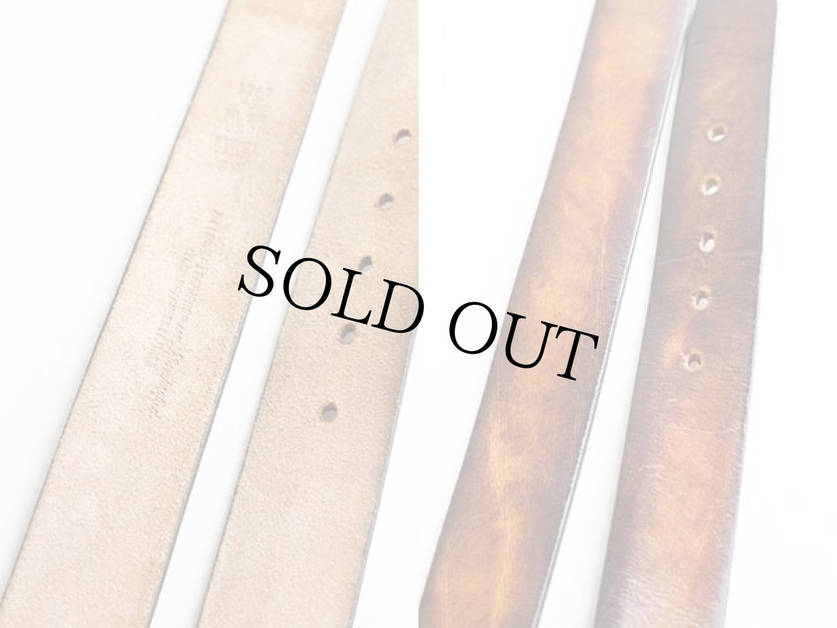 画像3: 70s USA製 Levi'sリーバイス バックル レザーベルト 焦げ茶 38★1173 (3)