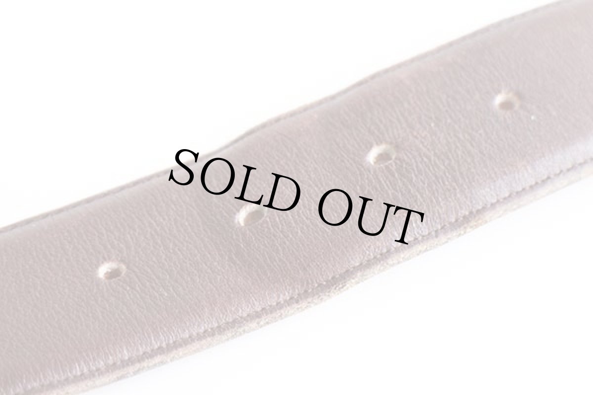 画像4: USA製 COACHコーチ カウハイド レザーベルト マホガニー M★1171 (4)