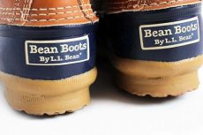 画像7: 90s USA製 L.L.Bean 5ホール ビーンブーツ タン×ネイビー 7LM (7)