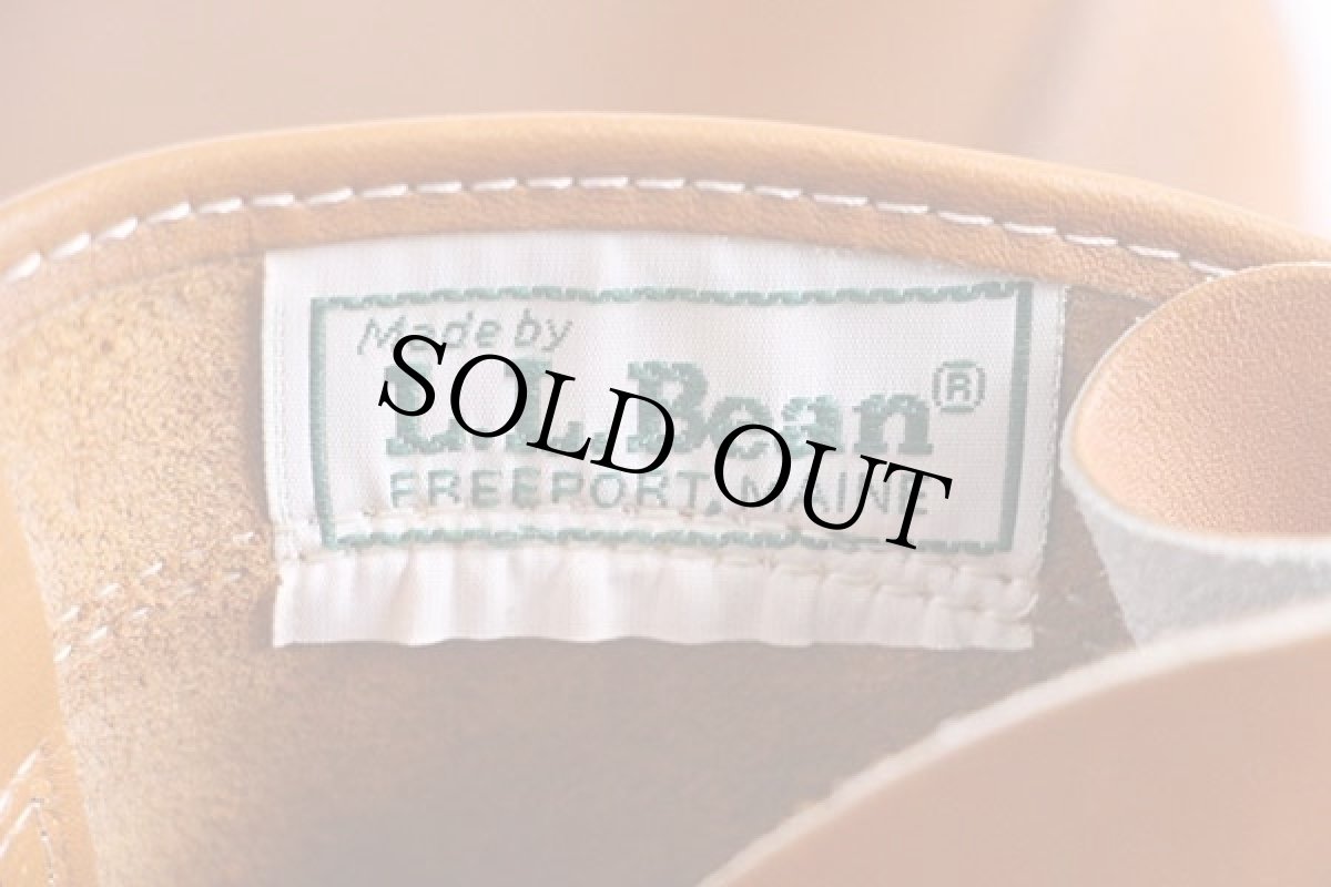 画像5: 90s USA製 L.L.Bean 5ホール ビーンブーツ タン×ネイビー 7LM (5)