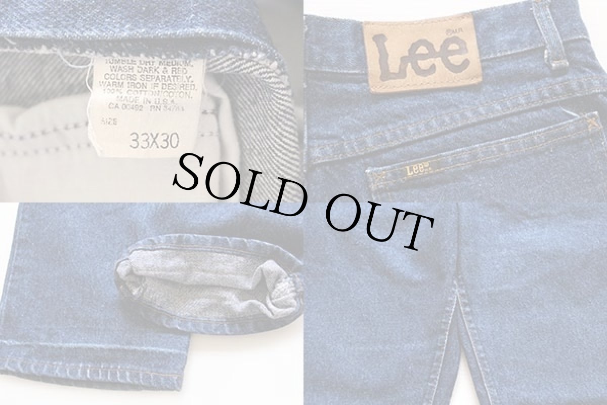 画像4: 90s USA製 Leeリー 202-0389 デニムパンツ w33 L30 (4)