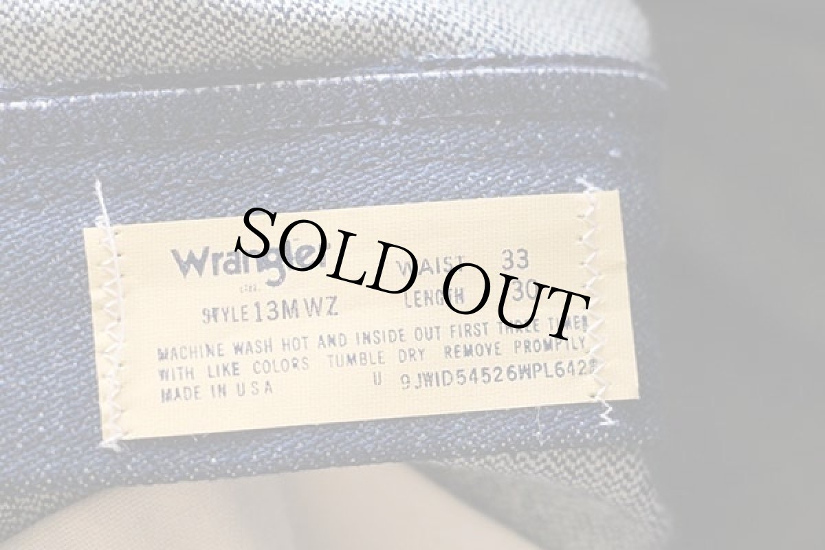画像4: デッドストック★80s USA製 Wranglerラングラー 13MWZ デニムパンツ w33 (4)