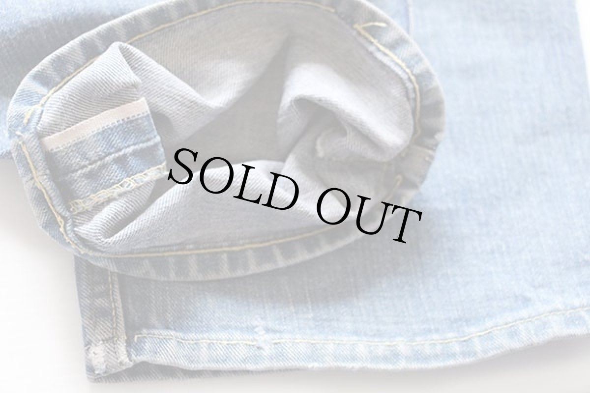 画像7: 70s USA製 Leeリー 101Z サイド黒タグ 耳付き デニムパンツ w36★200Z (7)