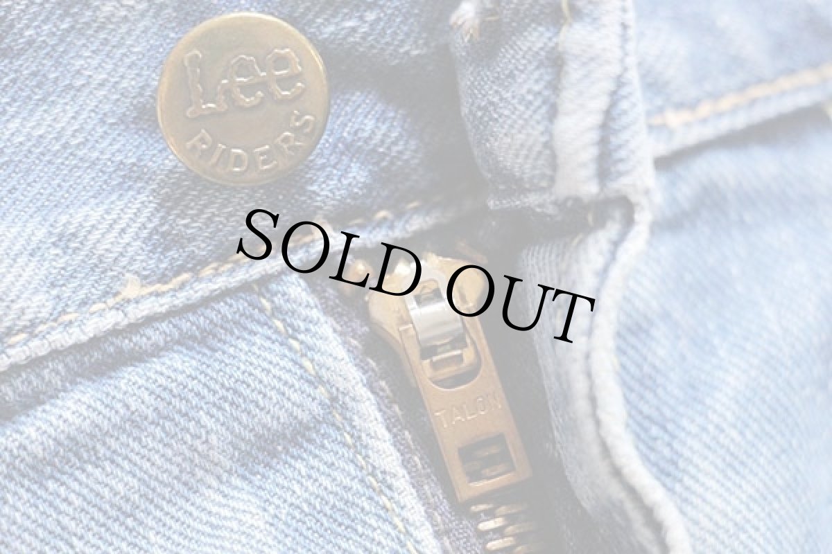 画像6: 70s USA製 Leeリー 101Z サイド黒タグ 耳付き デニムパンツ w36★200Z (6)