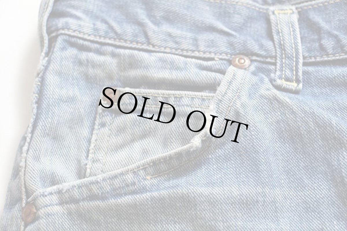 画像8: 70s USA製 Leeリー 101Z サイド黒タグ 耳付き デニムパンツ w36★200Z (8)