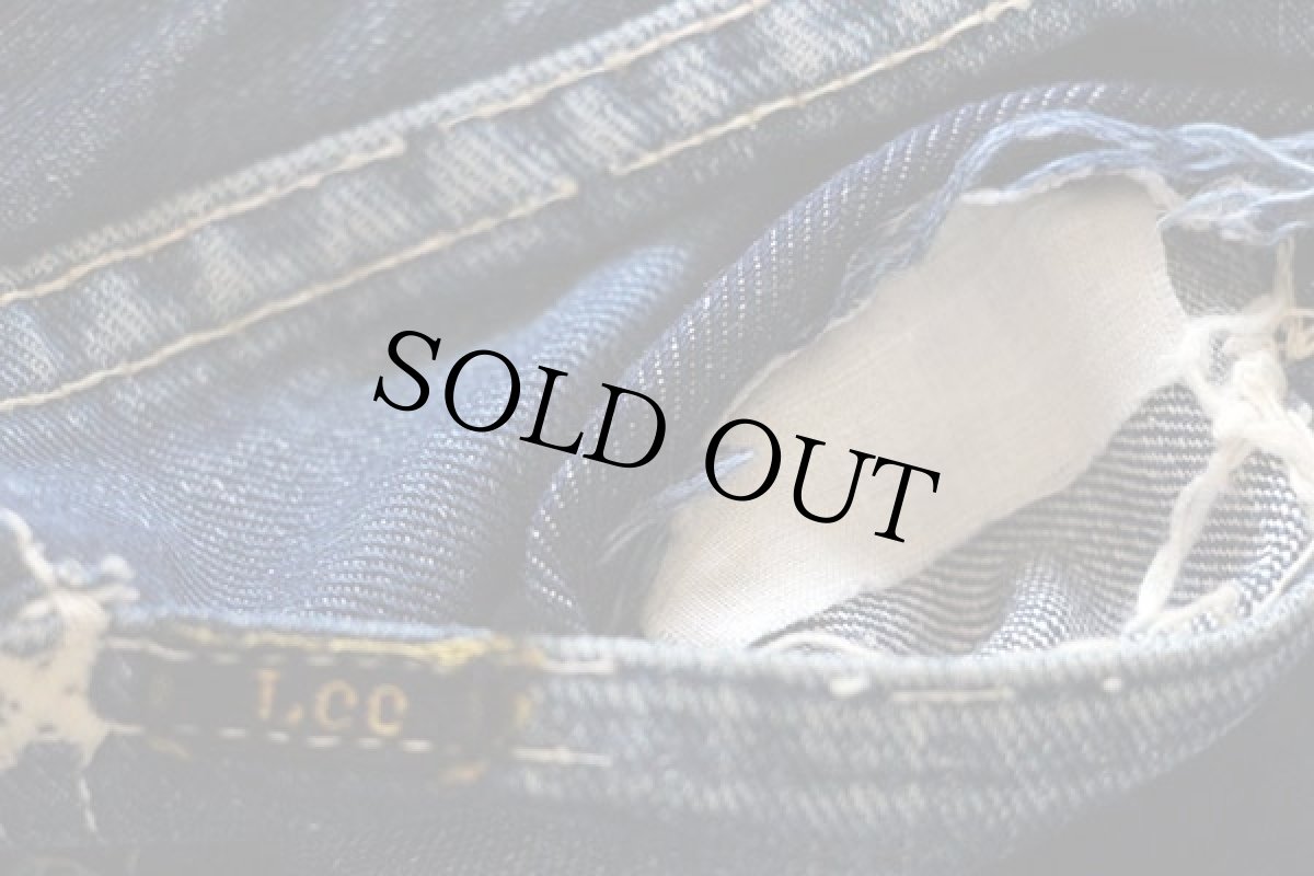 画像8: 50s Leeリー 101Z サイド黒タグ デニムパンツ w35 (8)