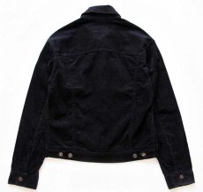 画像2: 80s USA製 Levi'sリーバイス 70505 コーデュロイジャケット 黒 ボーイズL (2)