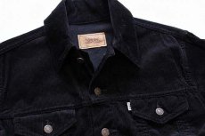 画像3: 80s USA製 Levi'sリーバイス 70505 コーデュロイジャケット 黒 ボーイズL (3)