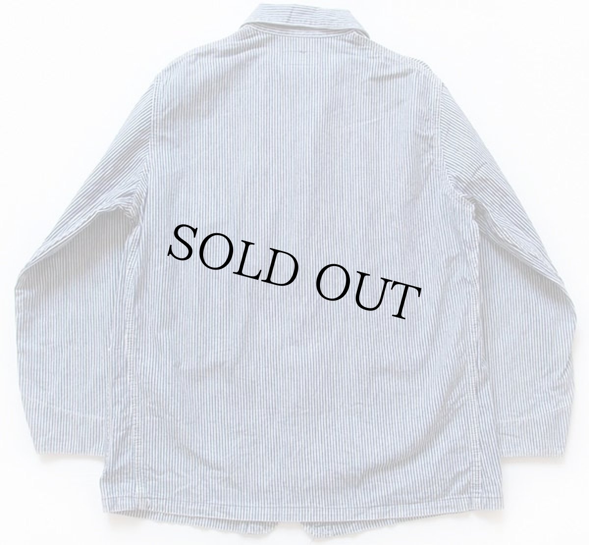 画像2: 80s USA製 OSHKOSH B'GOSH ヒッコリー ストライプ カバーオール 42 REG (2)