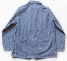 画像2: 80s USA製 OSHKOSH B'GOSH ヒッコリー ストライプ カバーオール 42 REG (2)