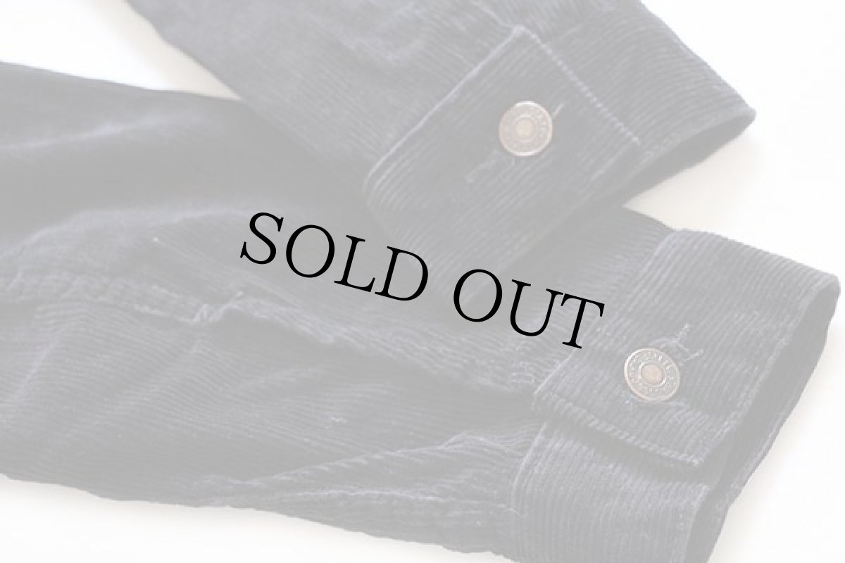 画像5: 80s USA製 Levi'sリーバイス 70505 コーデュロイジャケット 黒 ボーイズL (5)