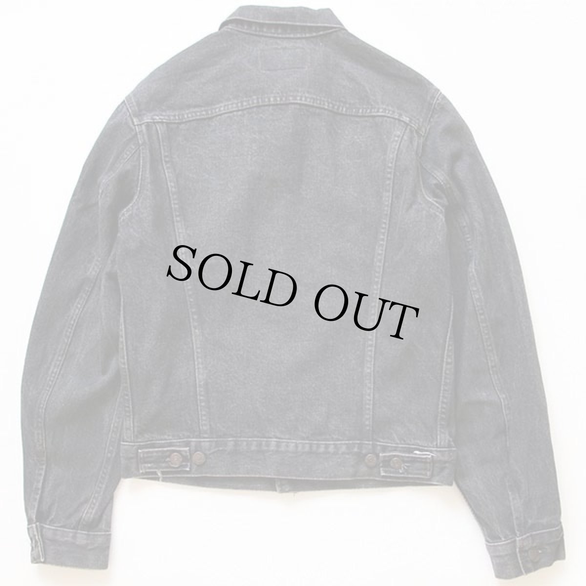 画像2: 80s USA製 Levi'sリーバイス 71506-0259 先染め ブラックデニムジャケット 4ポケット 40L (2)